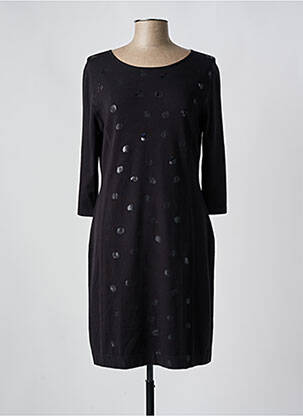Rochie midi mâneci lungi mâneci lungi negru LUISA CERANO femeie