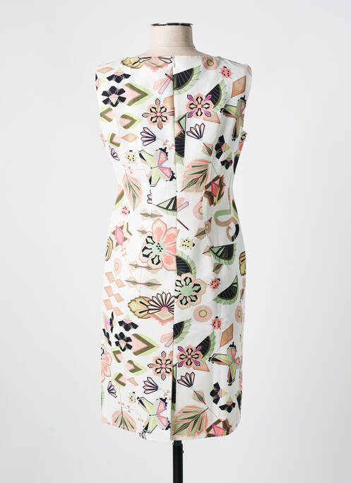 Rochie midi alb LUISA CERANO femeie