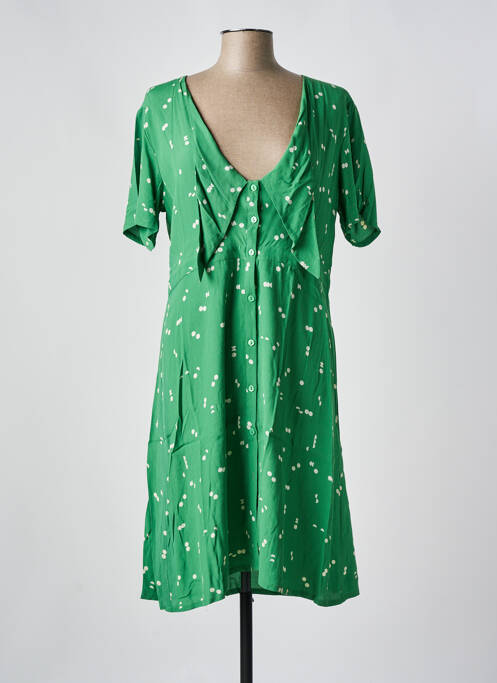 Rochie midi verde NICE THINGS femeie