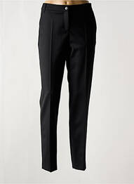 Pantalon slim țesătură poplin mărime normală negru EMPORIO ARMANI femme