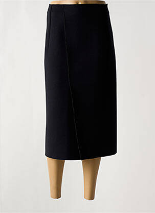 Fustă midi elasticitate negru EMPORIO ARMANI femeie