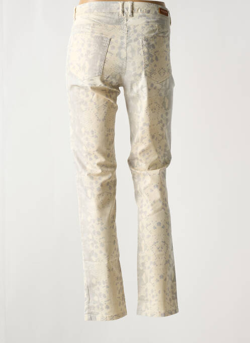 Pantalon slim bej MAYJUNE femeie