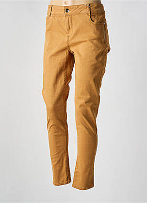 Pantalon slim buzunare maro LPB femeie
