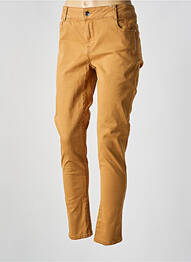 Pantalon slim buzunare maro LPB femeie