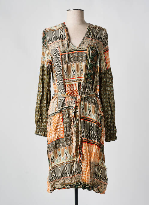 Rochie scurtă bej GEISHA femeie