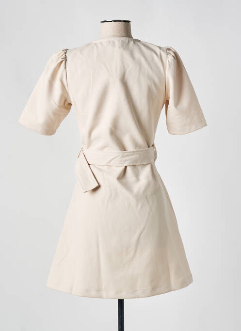 Rochie scurtă bej MOLLY BRACKEN femeie