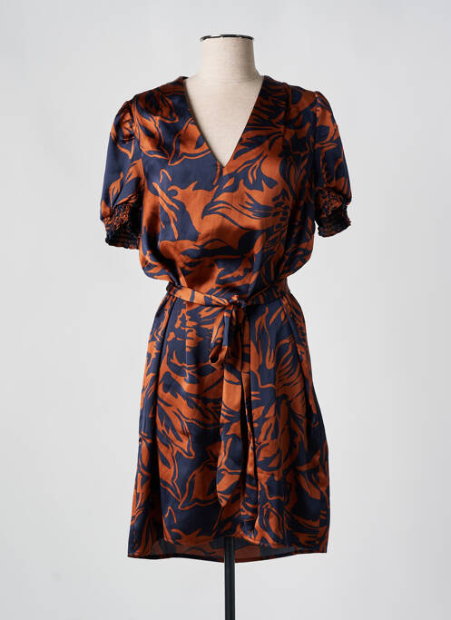 Rochie scurtă maro LPB femeie