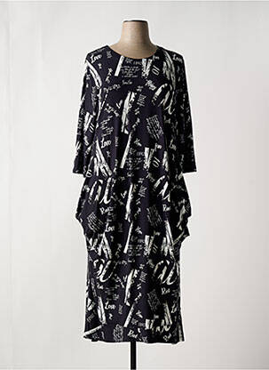 Rochie scurtă mâneci lungi mâneci lungi negru IZZY femeie