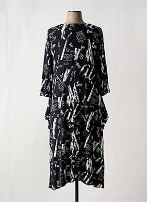 Rochie scurtă mâneci lungi mâneci lungi negru IZZY femeie