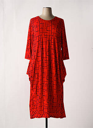 Rochie scurtă mâneci lungi mâneci lungi roșu IZZY femeie