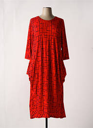Rochie scurtă mâneci lungi mâneci lungi roșu IZZY femeie
