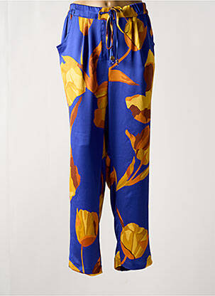 Pantalon larg albastru JEAN MARC PHILIPPE femeie