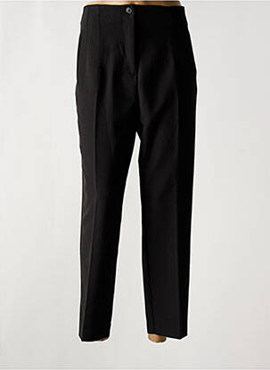 Pantalon slim țesătură poplin mărime normală negru AMY&CLO femeie