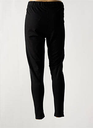 Pantalon slim talie elastică mărime normală negru MOCCOCO FASHION femeie
