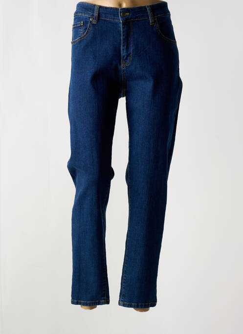 Blugi cu croială slim albastru JEAN MARC PHILIPPE femeie