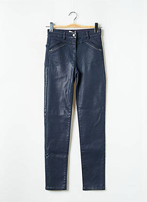 Pantalon slim albastru JULIE GUERLANDE femeie