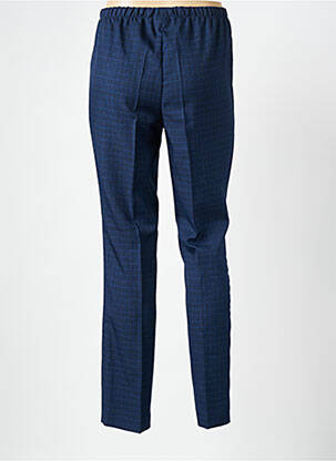 Pantalon slim talie elastică mărime normală albastru BRANDTEX femeie