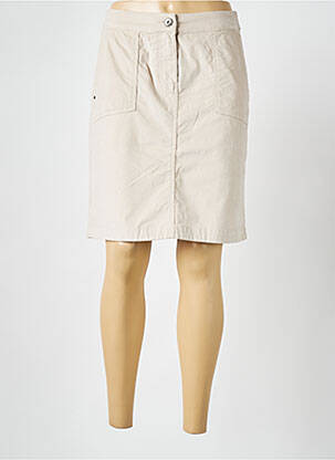 Fustă midi bej CECIL femeie