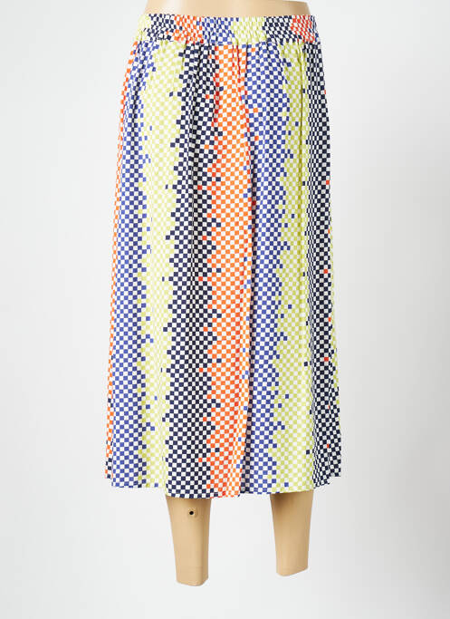 Fustă midi albastru SCORZZO femeie