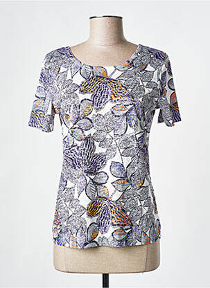 Tricou elasticitate mâneci scurte violet DIANE LAURY femeie