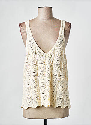 Pulover bej C'EST BEAU LA VIE femeie