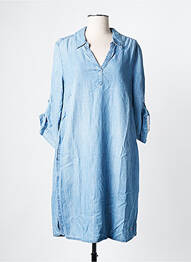 Rochie midi mâneci 3/4 mâneci 3/4 albastru CECIL femme