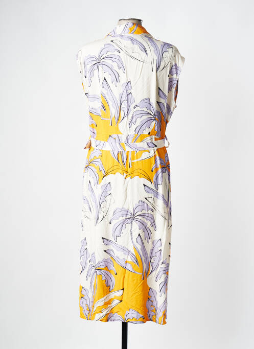 Rochie midi galben SCORZZO femeie