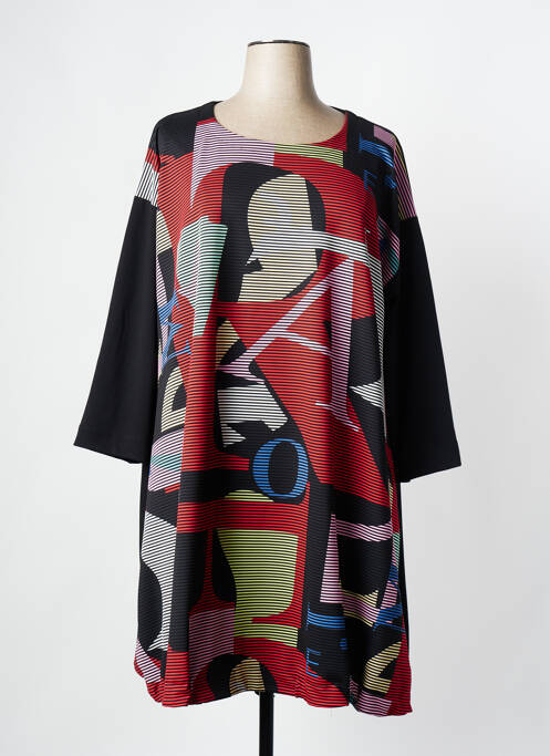 Rochie midi negru FRANCK ANNA femeie