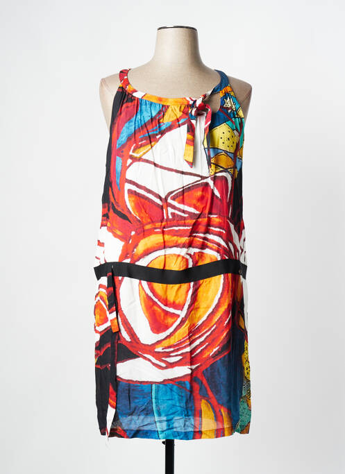 Rochie midi portocaliu VOODOO femeie