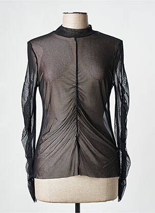 Top negru CREAM femeie