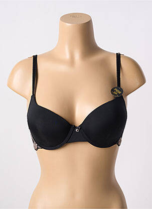 Sutien broderie top sutien modelat negru SASSA femeie
