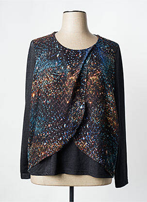 Top negru PAUSE CAFE femeie