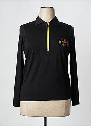 Polo negru POUPÉE CHIC BY MERCEDES DE MIGUEL femeie