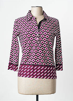 Polo violet CHRISTINE LAURE femeie