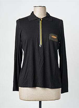 Polo negru POUPÉE CHIC BY MERCEDES DE MIGUEL femeie