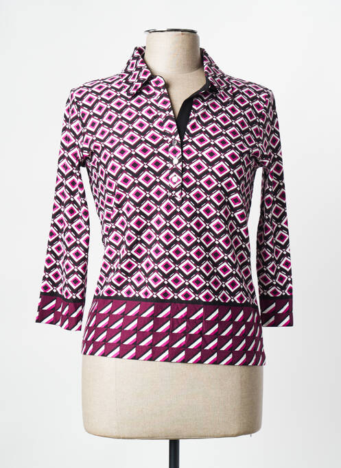 Polo violet CHRISTINE LAURE femeie