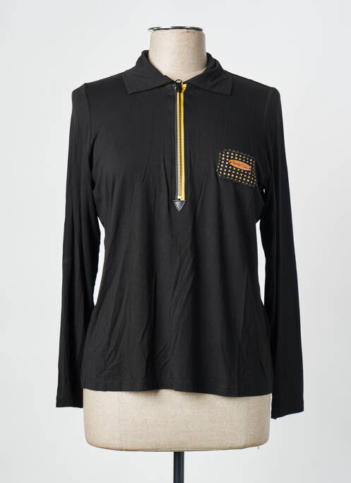 Polo negru POUPÉE CHIC BY MERCEDES DE MIGUEL femeie