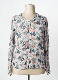 Cămașă imprimeu floral mâneci lungi gri AGATHE & LOUISE femme