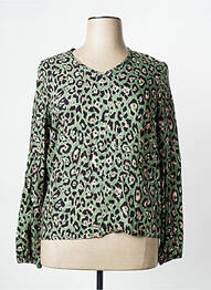 Bluză mâneci lungi mâneci lungi verde SIGNE NATURE femme