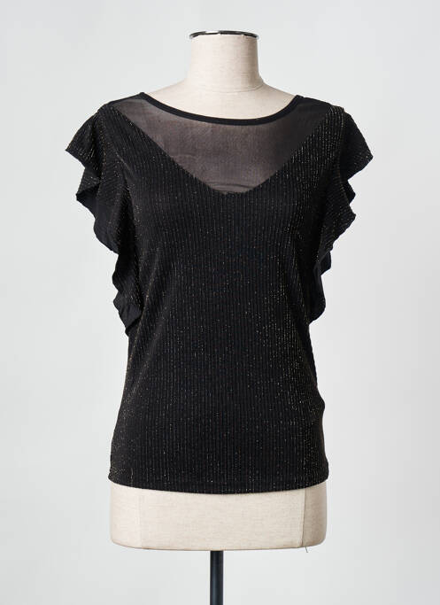 Top negru CREAM femeie