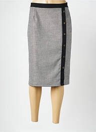 Fustă midi croială dreaptă verde FRANCE RIVOIRE femme