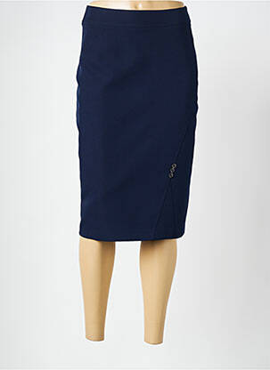 Fustă midi albastru FRANCE RIVOIRE femeie
