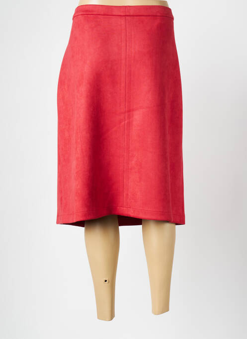Fustă midi roșu CHRISTINE LAURE femeie