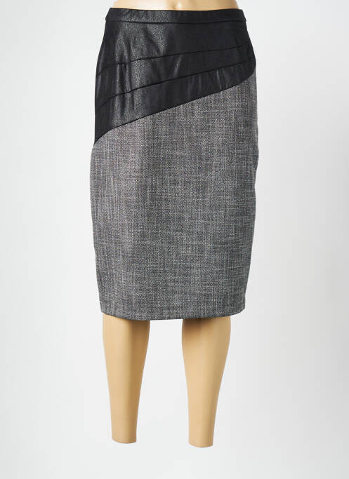 Fustă midi gri FRANCE RIVOIRE femeie