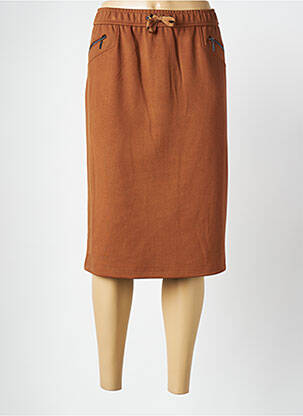 Fustă midi maro RABE femeie