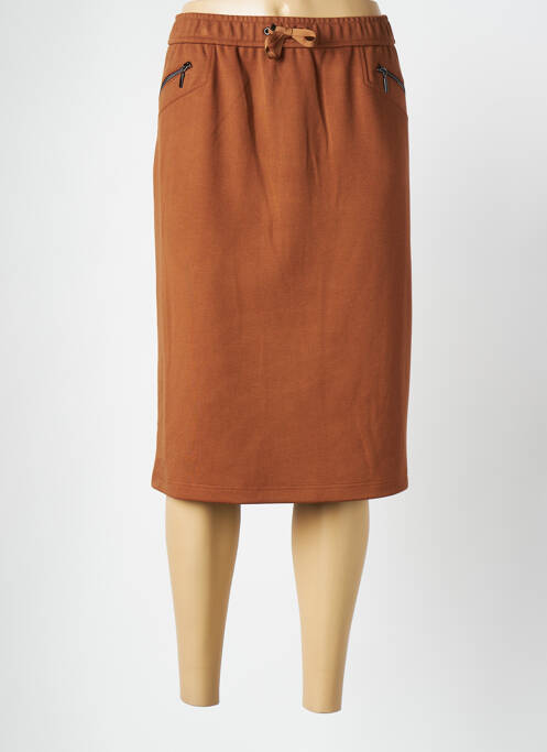 Fustă midi maro RABE femeie