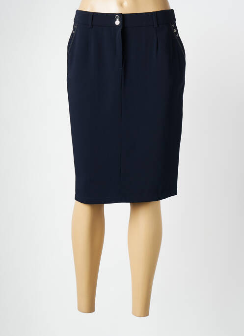 Fustă midi albastru CHRISTINE LAURE femeie