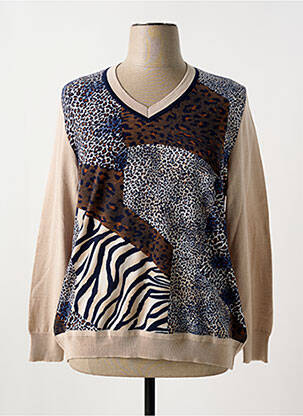 Pulover maro FRANCE RIVOIRE femeie