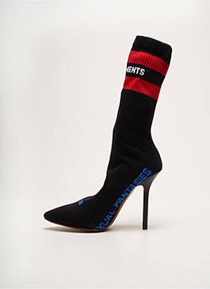 Botine/ghete vârf ascuțit toc înalt de 10cm și mai mult negru VETEMENTS femeie