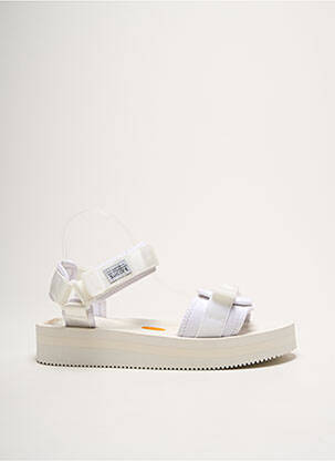 Sandale/Pantofi decupați alb SUICOKE bărbat